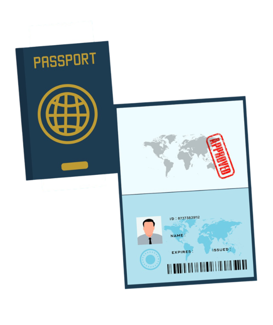 Sample image of a passport