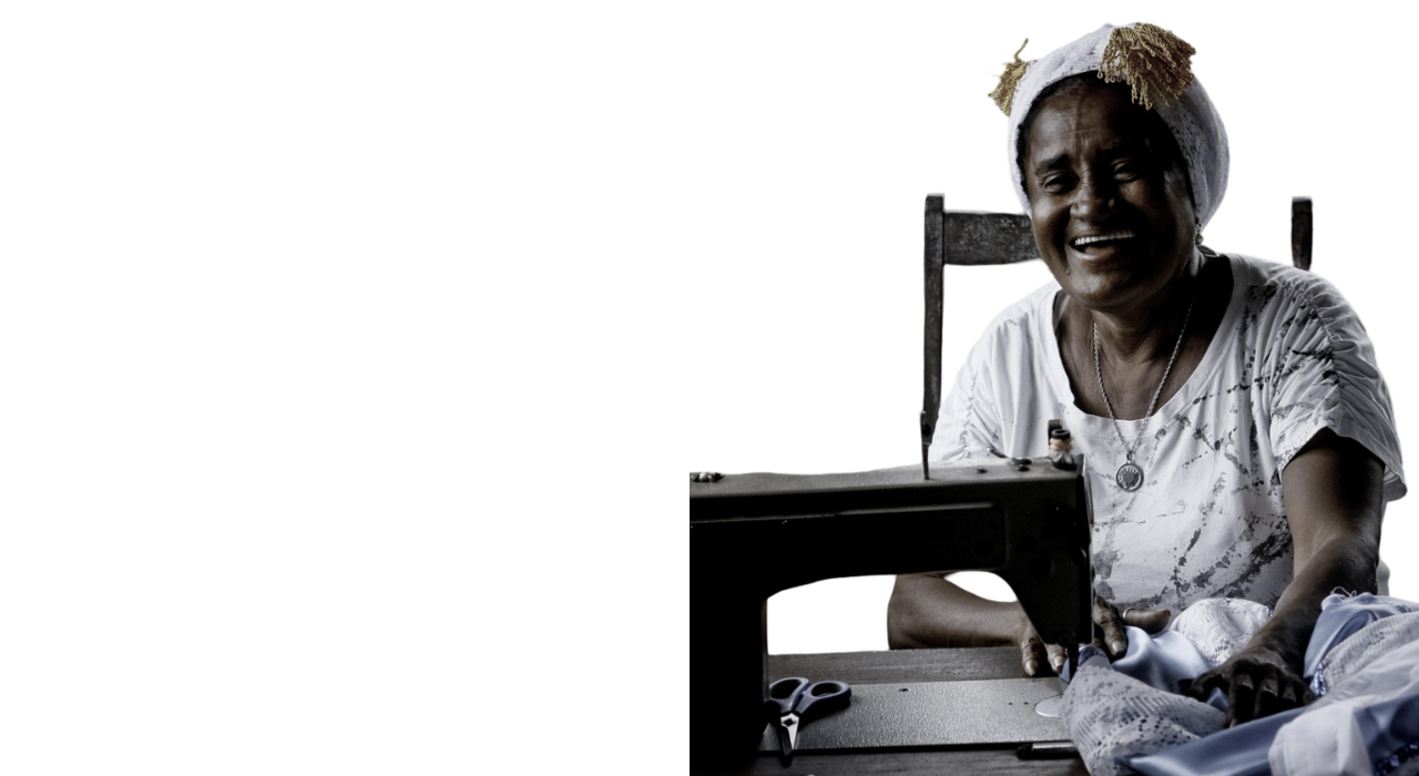 Landing image showing a smiling woman